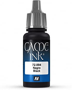 AV Vallejo Game Color 17ml - Game Ink - Black - Vallejo