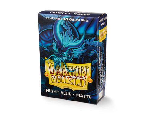 Dragon Shield Matte Night Blue - 60 Japanese Size Sleeves - Arcane Tinmen