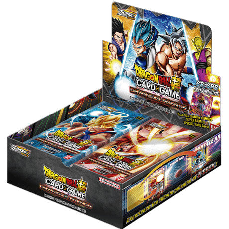 Dawn Of The Z-Legends Booster Box (B18) - Zenkai Series 01 - Dragon Ball Super Card Game - Bandai