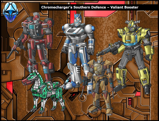 Bot War - Chromechargers Southern Warriors (Booster Set) - Traders Galaxy