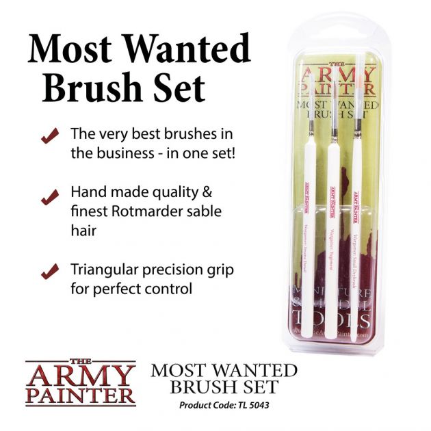 Most Wanted Brush Set - The Army Painter