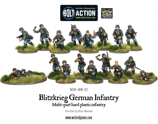 Bolt Action: Blitzkrieg German Infantry plastic boxed set - Warlord Games