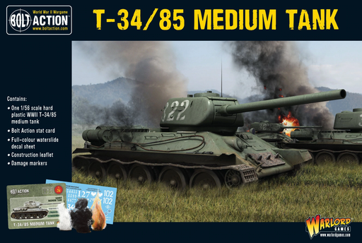 Bolt Action: T34/85 medium tank (plastic) - Warlord Games