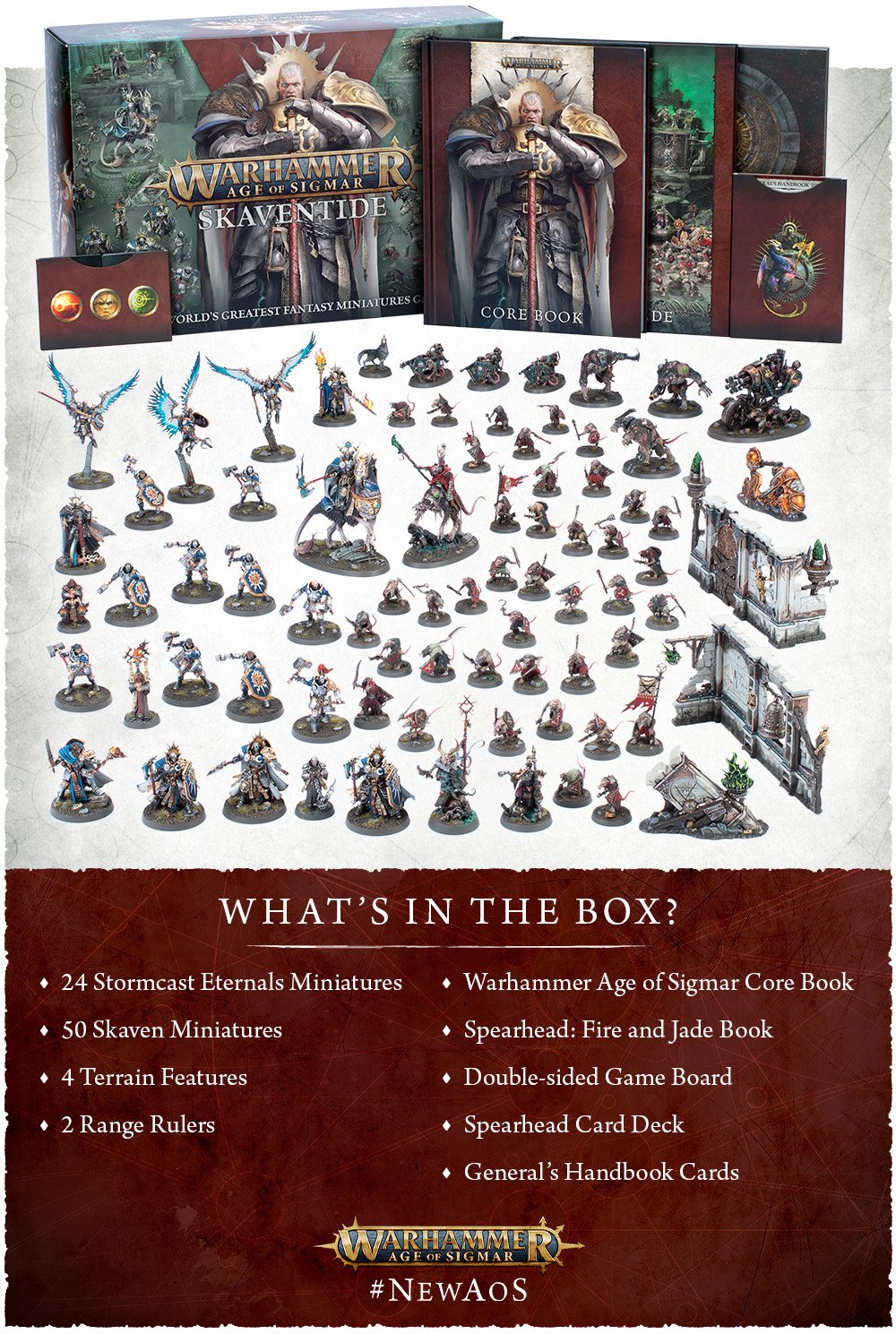 Get ready for the new release of Warhammer Age of Sigmar: Skaventide!