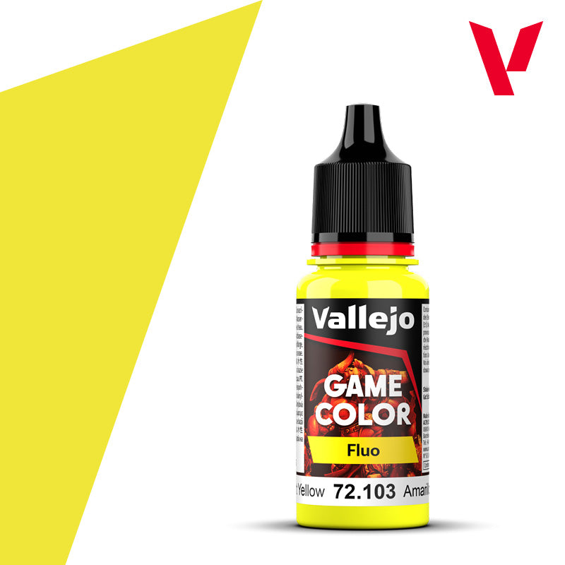 Vallejo Game Color 18ml - Fluorescent Yellow - Vallejo