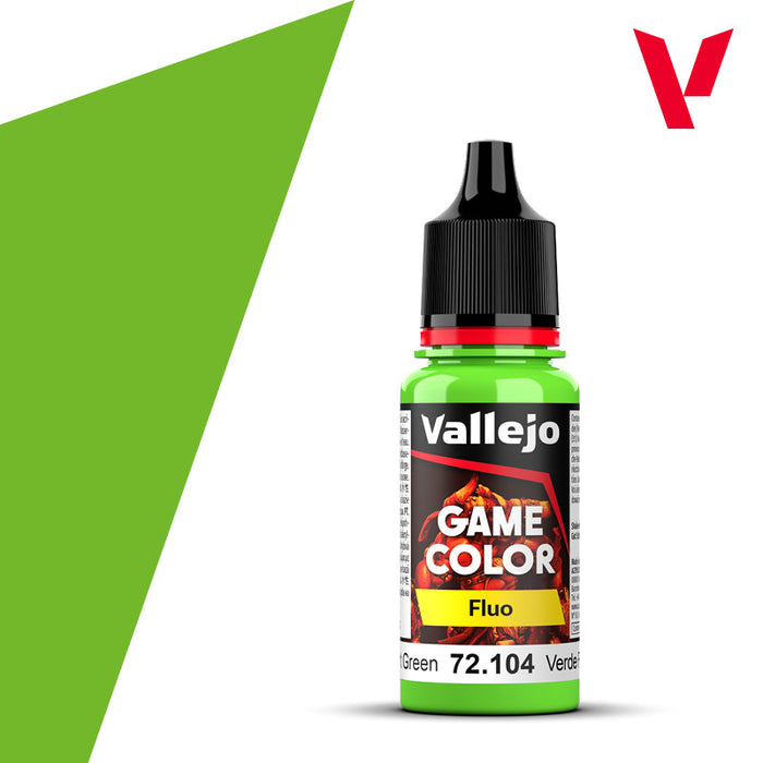 AV Vallejo Game Color 18ml - Fluorescent Green