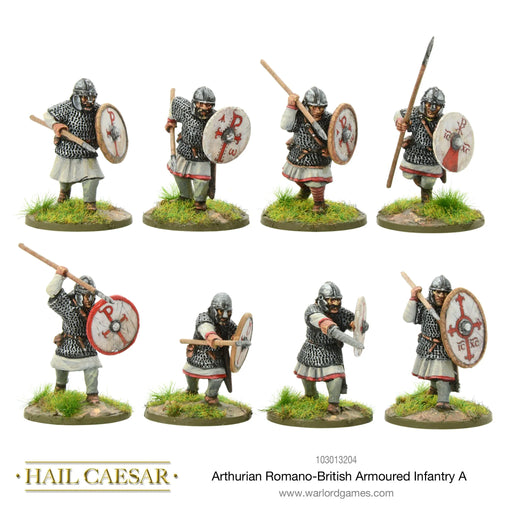 Hail Caesar - Arthurian Romano-British armoured infantry A - Warlord Games