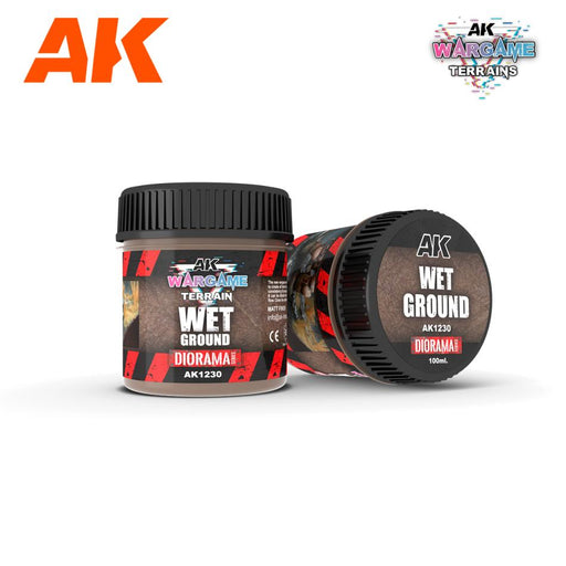 AK Interactive Diorama - Wet Ground 100 ml - AK Interactive