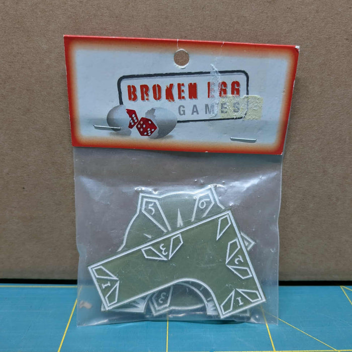 Guild Ball Template Set - Fishermen Seafoam