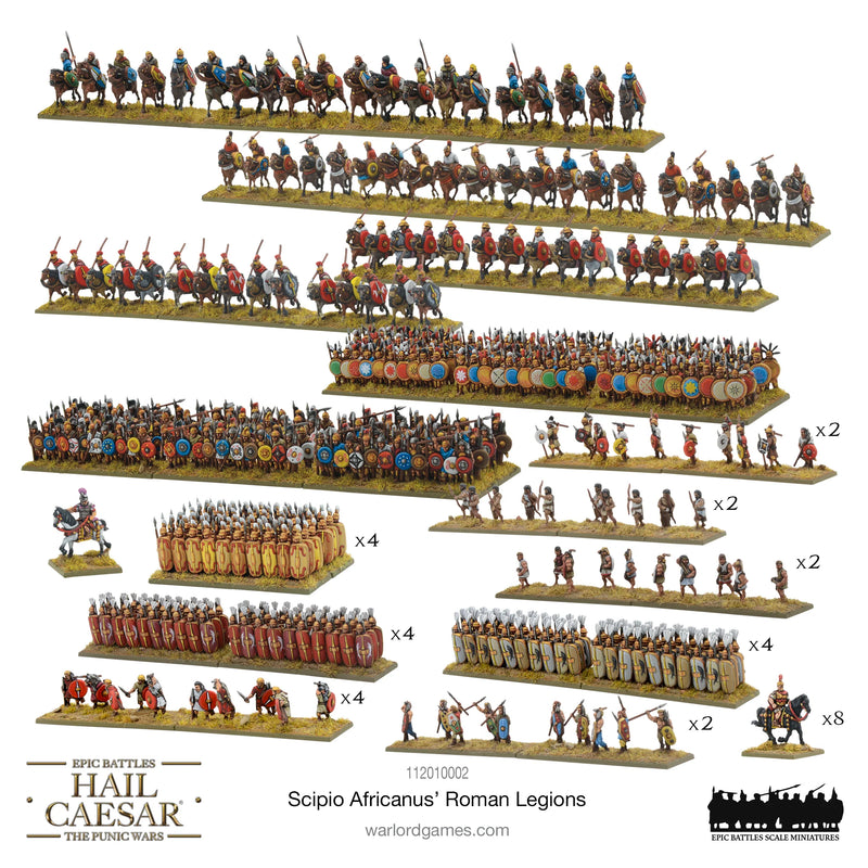 Hail Caesar Epic Battles: Scipio Africanus' Roman Legions - Warlord Games