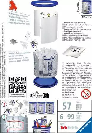 R2D2 Pencil Holder - Star Wars 3D Puzzle - Ravensburger