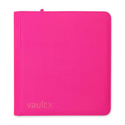 12-Pocket Exo-Tec Zip Binder Neon Pink - Vault X - Vault X