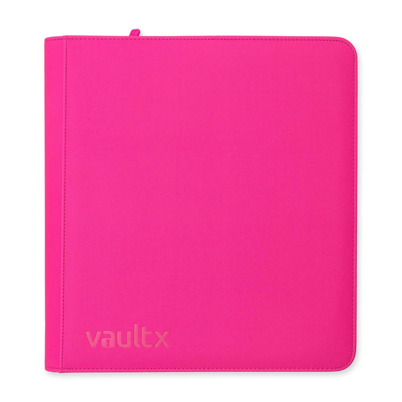12-Pocket Exo-Tec Zip Binder Neon Pink - Vault X - Vault X