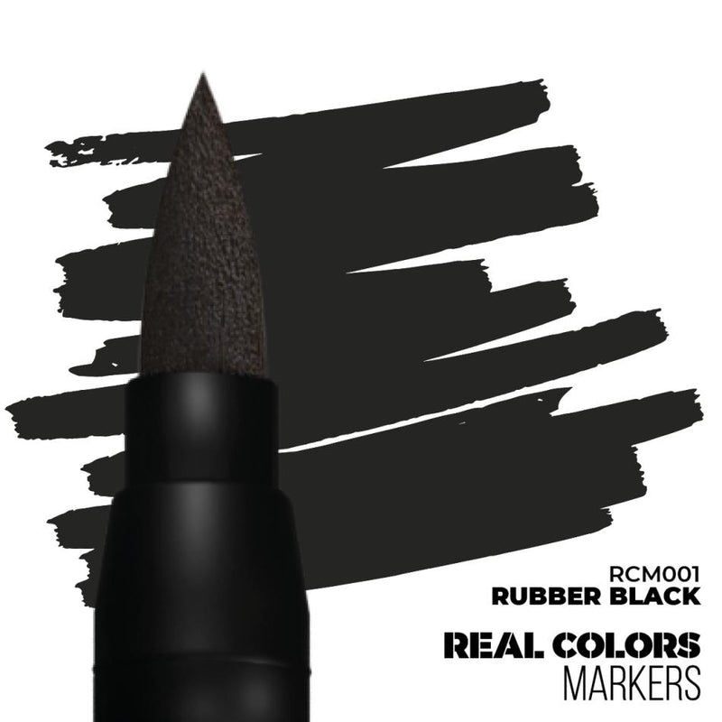 Real Colours Markers - Rubber Black - AK Interactive