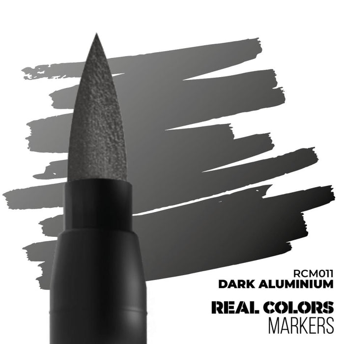 Real Colours Markers - Dark Aluminium - AK Interactive