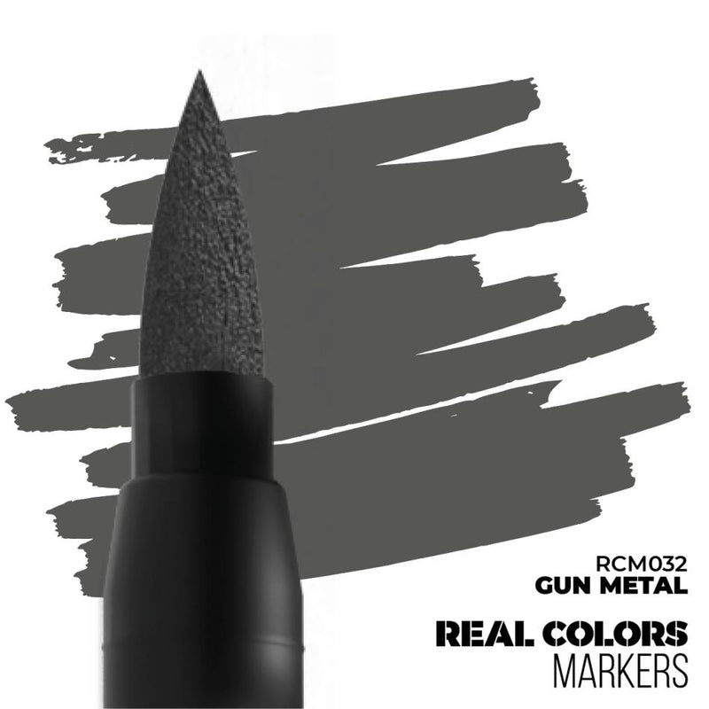 Real Colours Markers - Gun Metal - AK Interactive