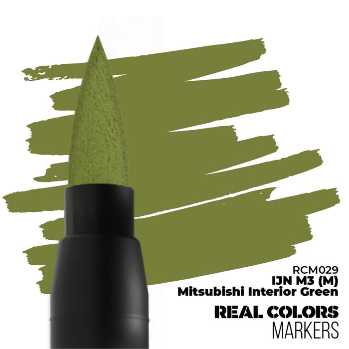 Real Colours Markers - Ijn M3 (m) Mitsubishi Interior Green