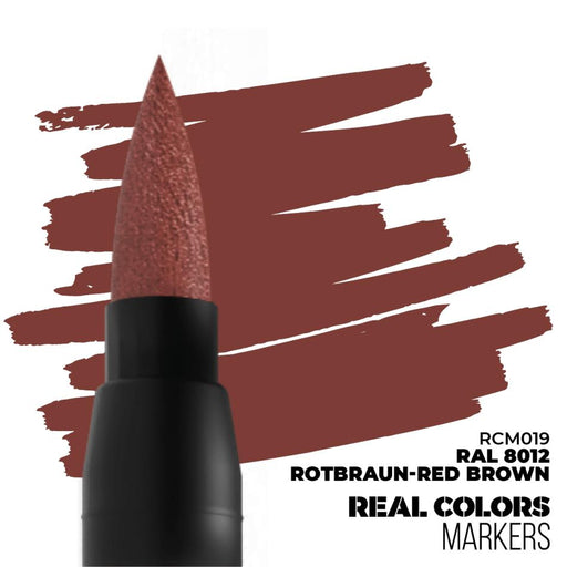 Real Colours Markers - Ral 8012 Rotbraun-Red Brown - AK Interactive