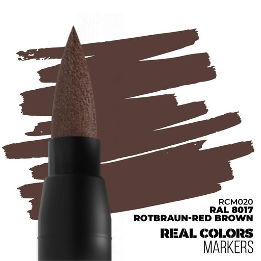 Real Colours Markers - Ral 8017 Rotbraun-Red Brown - AK Interactive