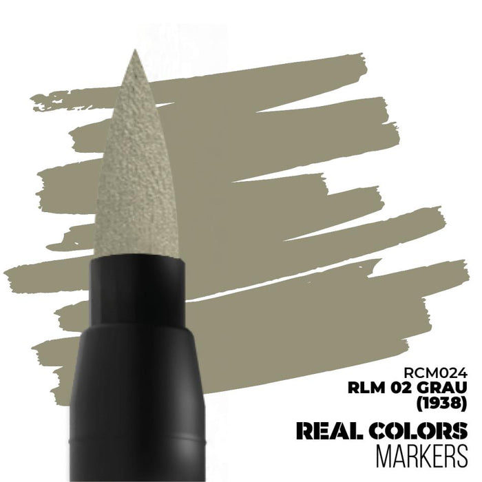 Real Colours Markers - Rlm 02 Grau (1938)