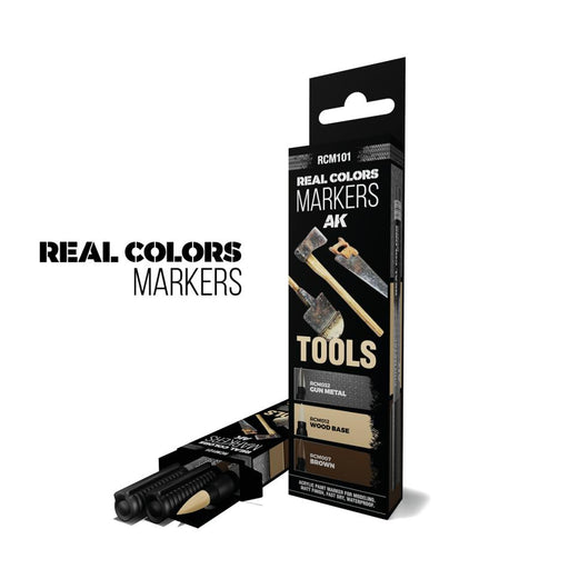 Real Colors Markers - Set 3 Tools - AK Interactive