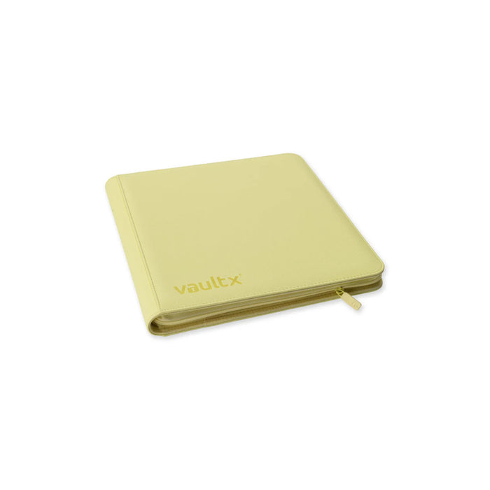 12-Pocket Exo-Tec Zip Binder - Pastel Yellow - Vault X - Vault X