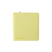 12-Pocket Exo-Tec Zip Binder - Pastel Yellow - Vault X - Vault X