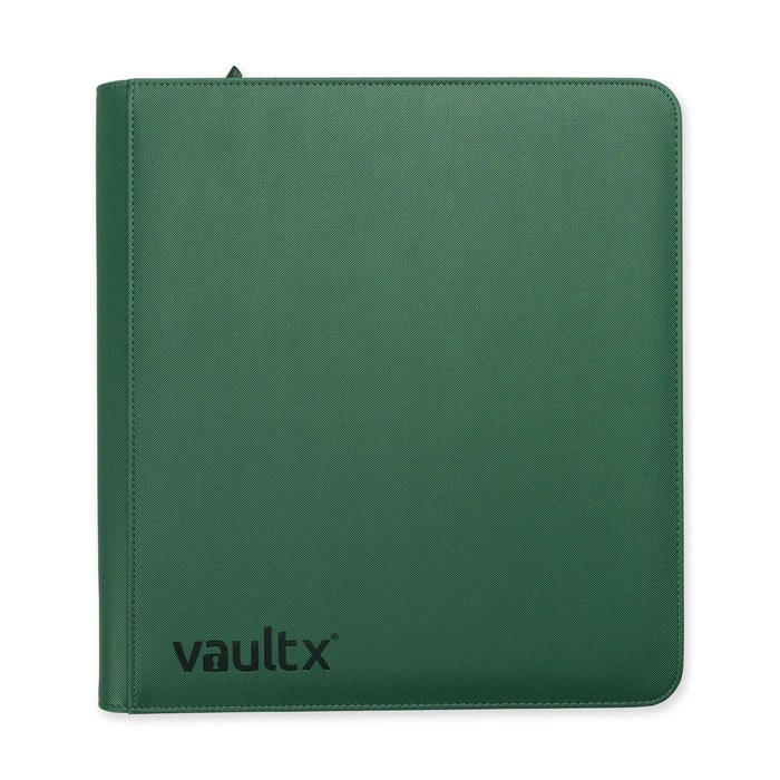 12-Pocket Exo-Tec Zip Binder Metallic Green - Vault X