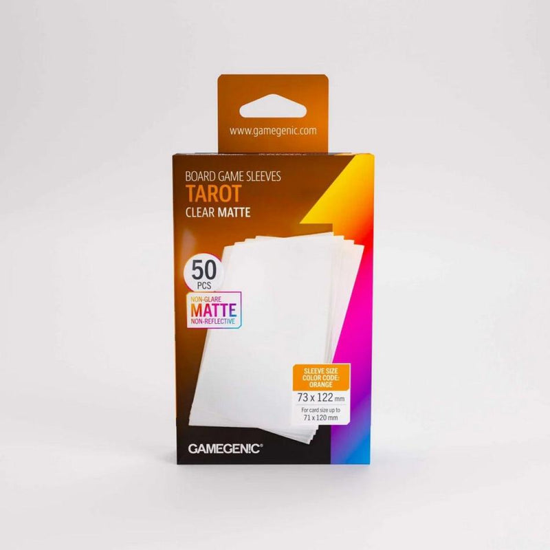 Gamegenic Board Game Sleeves Tarot Clear Matte (50 ct.)