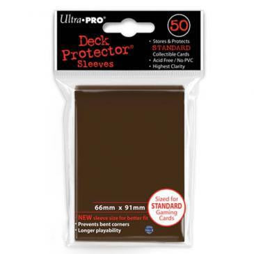 Solid Brown Standard Size Sleeves (50) - Ultra Pro - Ultra Pro