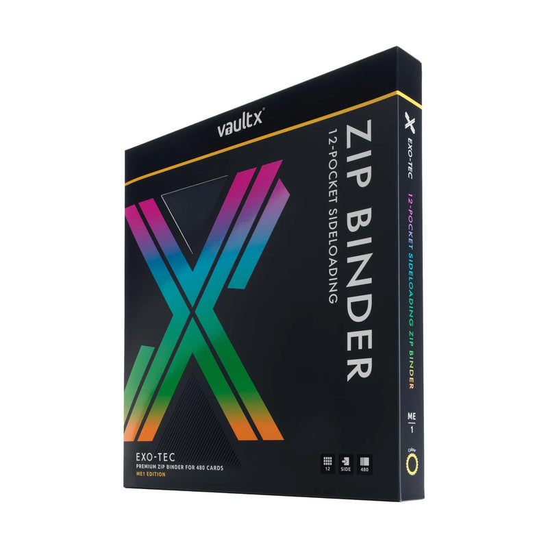 ME1 12-Pocket Exo-Tec Zip Binder - Vault X