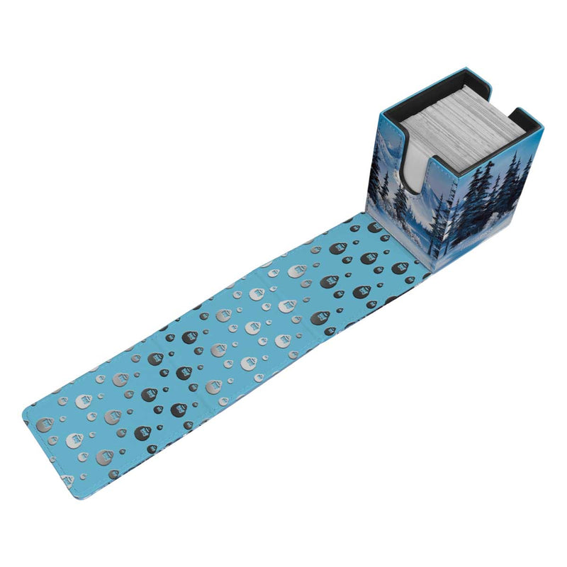 Bob Ross - Winter Paradise Alcove Flip Deck Box for Tabletop Gaming
