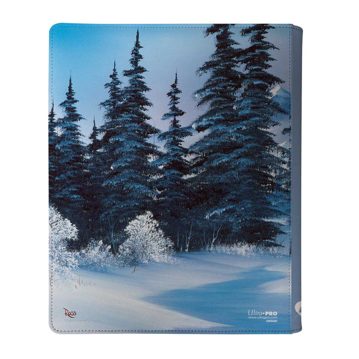 Bob Ross - Winter Paradise 9-Pocket Zippered Pro-Binder for Tabletop Gaming