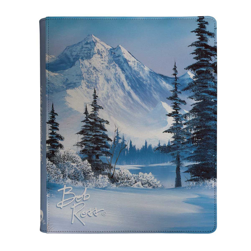 Bob Ross - Winter Paradise 9-Pocket Zippered Pro-Binder for Tabletop Gaming
