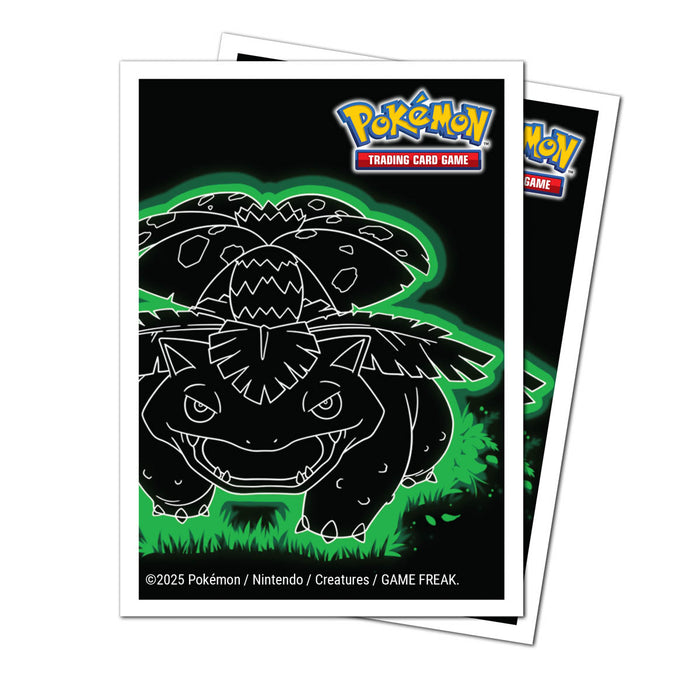 Neon Kanto 105ct APEX Deck Protector Sleeves Venusaur for Pokémon