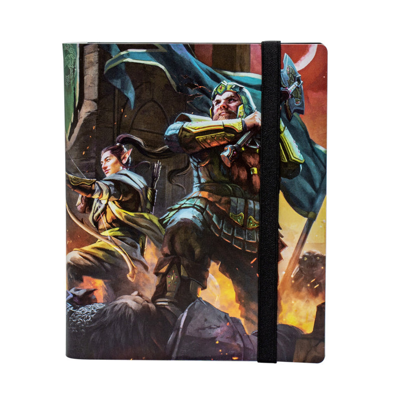 The Lord of the Rings: Tales of Middle-earth 4-Pocket PRO-Binder Featuring: Legolas & Gimli for Magic: The Gathering (8 pocket)