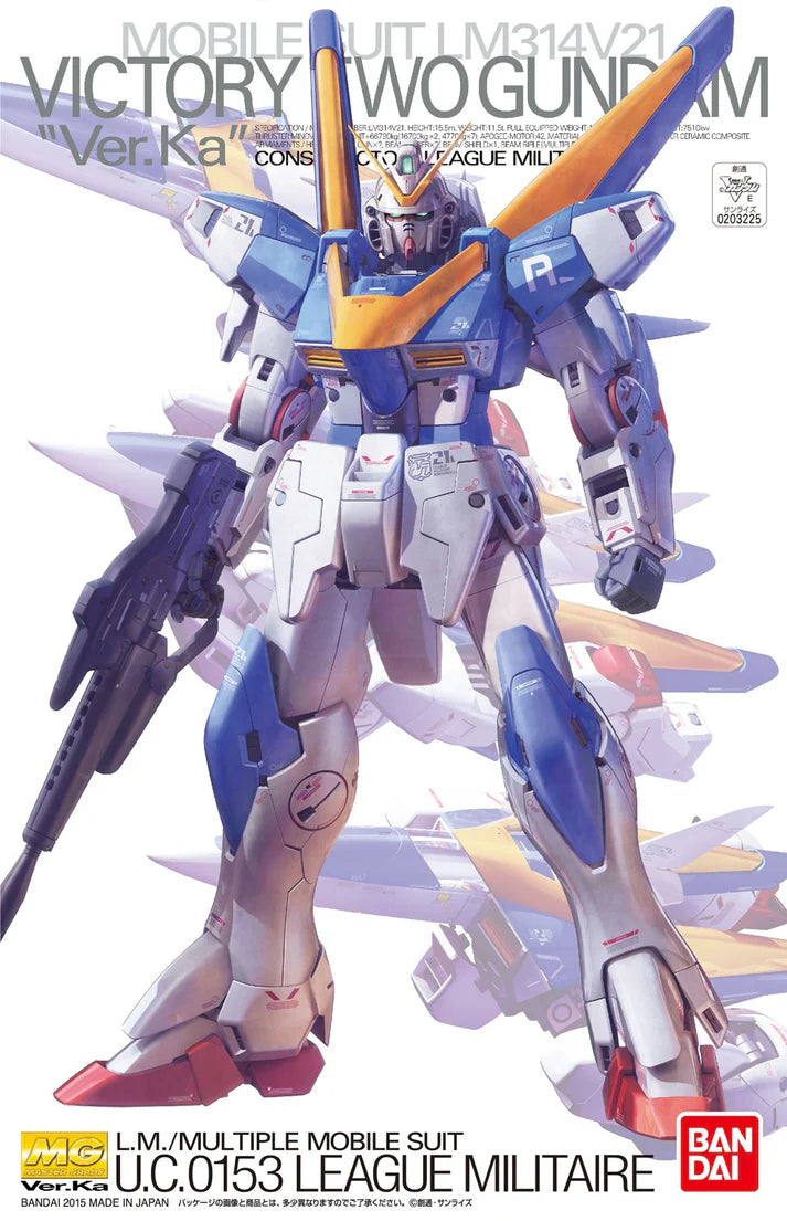 MG Gundam V2 Ver Ka 1/100 - Bandai