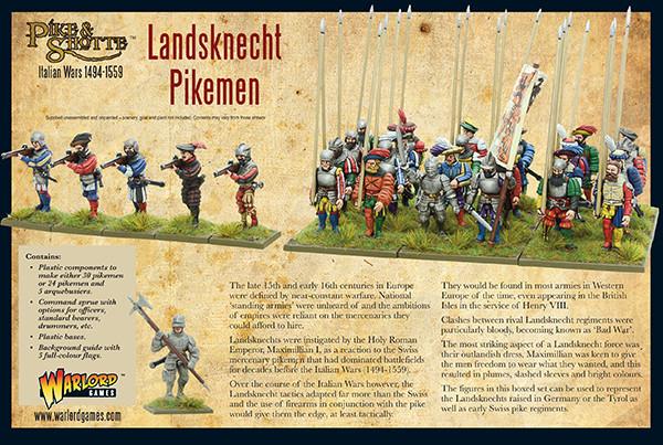 Landsknechts Pikemen - Warlord Games