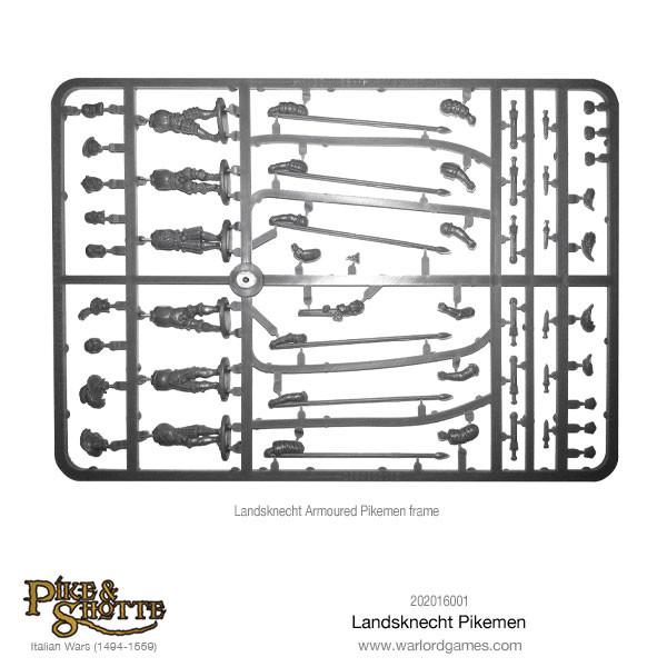 Landsknechts Pikemen - Warlord Games