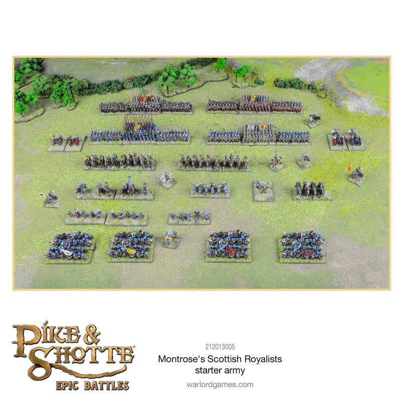Pike & Shotte Epic Battles: Montrose' Scottish Royalists Starter Army