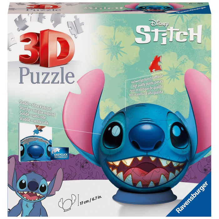 Stitch 72 Piece 3D Jigsaw Puzzle - Ravensburger