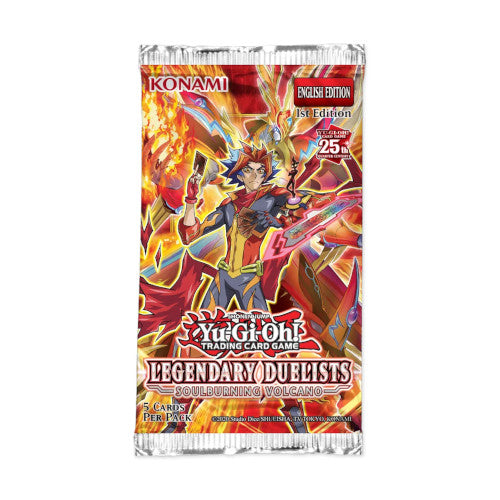 Legendary Duelists: Soulburning Volcano Booster Pack - Yu-Gi-Oh! Trading Card Game - Konami