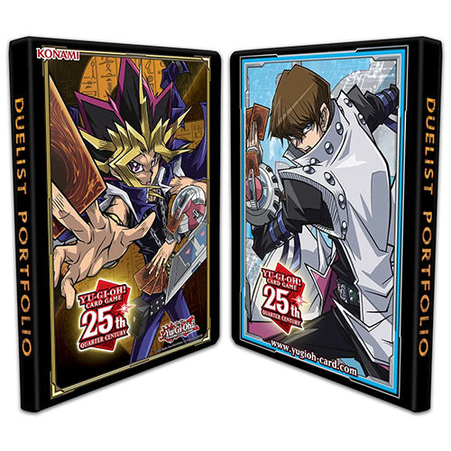 Yugi & Kaiba Quarter Century 9-Pocket Duelist Portfolio - Yu-Gi-Oh! Trading Card Game - Konami