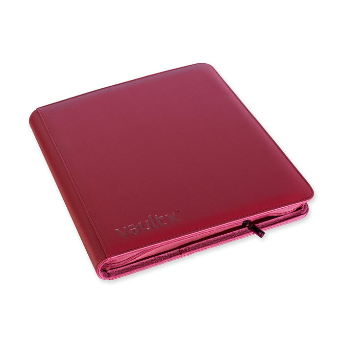12-Pocket Exo-Tec Zip Binder Metallic Red - Vault X