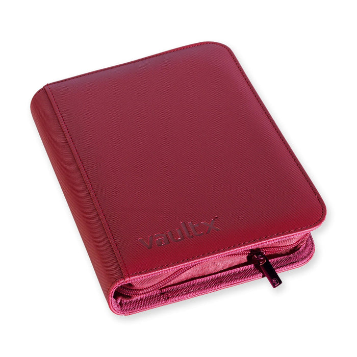 4-Pocket Exo-Tec Zip Binder Metallic Red - Vault X