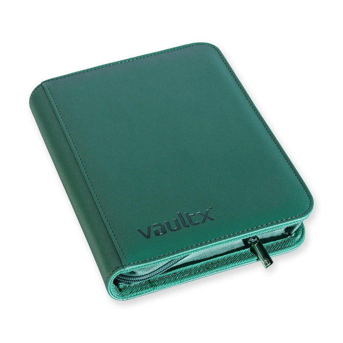 4-Pocket Exo-Tec Zip Binder Metallic Green - Vault X