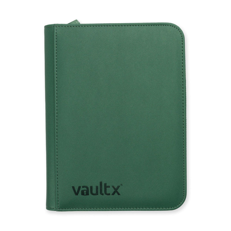 4-Pocket Exo-Tec Zip Binder Metallic Green - Vault X