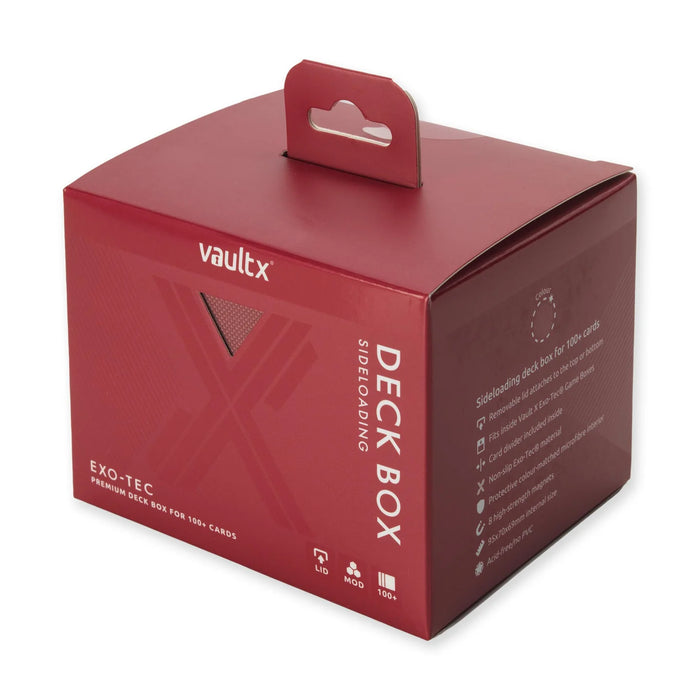 Exo-Tec Sideloading Deck Box 100+ Metallic Red - Vault X