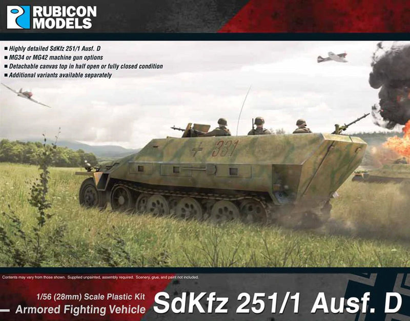 Rubicon Models - SdKfz 251/1 Ausf D (aka 251D) - Rubicon Models LTD