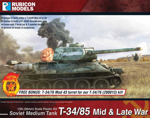 T-34/85 – Mid & Late War - Rubicon Models LTD